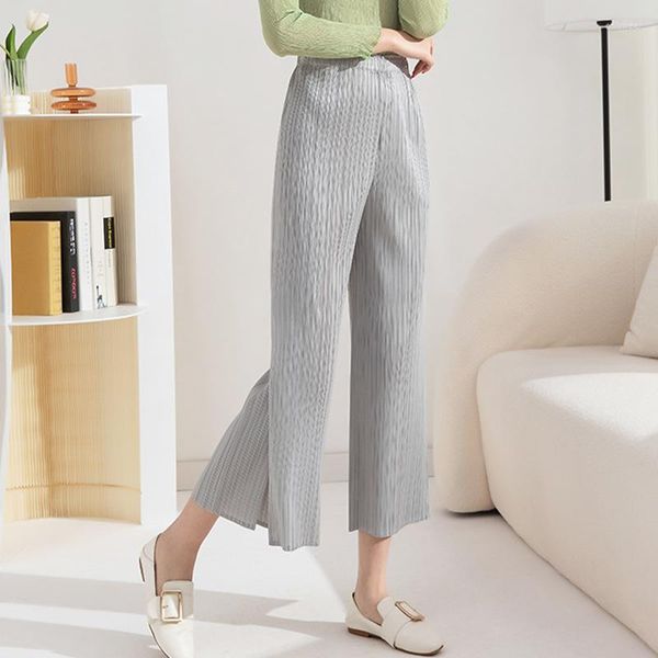 Women's Pants YUDX Miyake The Latest Fabric High-waisted Straight Split Cropped Spring And Summer 2023 Slim Draped Women, Black
Women's Pants YUDX Miyake The Latest Fabric High-waisted Straight Split Cropped Spring And Summer 2023 Slim Draped Women, Black