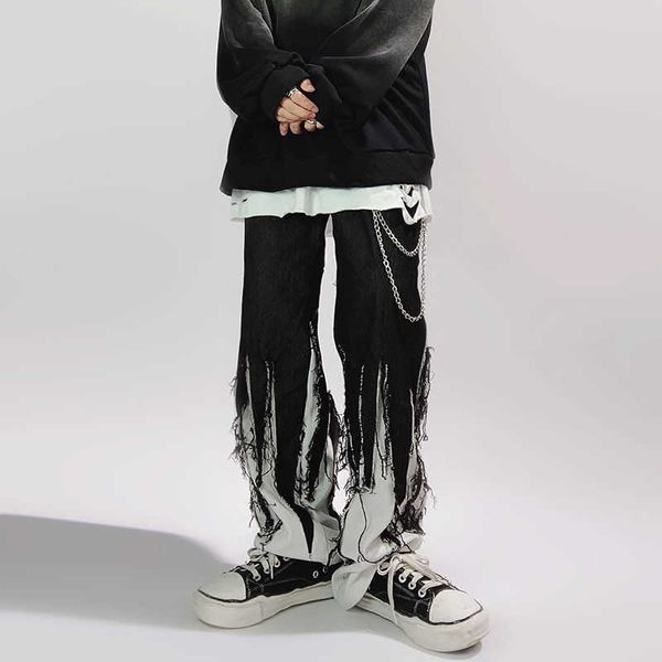 men's jeans darkwear patchwork hip hop jeans pants men and women black denim trousers male straight hippie loose casual trousers street, Blue
men's jeans darkwear patchwork hip hop jeans pants men and women black denim trousers male straight hippie loose casual trousers street, Blue