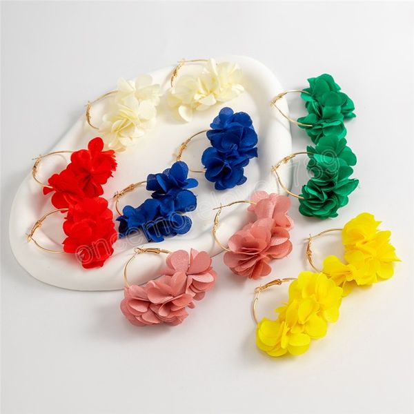 fashion fabric rose flower pendant hoop earrings for women colorful earrings party jewelry y2k accessories bijoux, Golden;silver
fashion fabric rose flower pendant hoop earrings for women colorful earrings party jewelry y2k accessories bijoux, Golden;silver