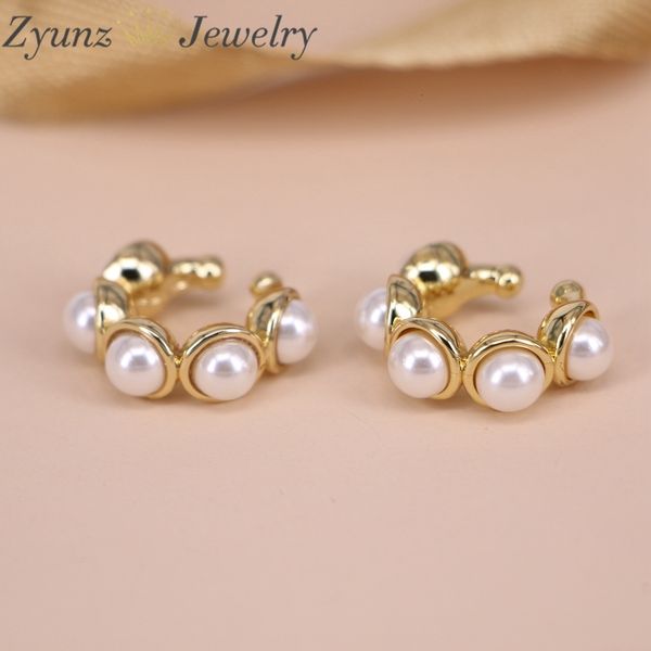 ear cuff 5pairs elegant pearl shells ear cuff for women trendy circle earclips female stackable cuff earrings without puncture 230425, Silver
ear cuff 5pairs elegant pearl shells ear cuff for women trendy circle earclips female stackable cuff earrings without puncture 230425, Silver