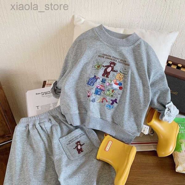 clothing sets 2-8t kids clothes sports set 2023 spring autumn new boys girls cartoon bears 2pk set baby sweater + casual pants outtifts, White
clothing sets 2-8t kids clothes sports set 2023 spring autumn new boys girls cartoon bears 2pk set baby sweater + casual pants outtifts, White