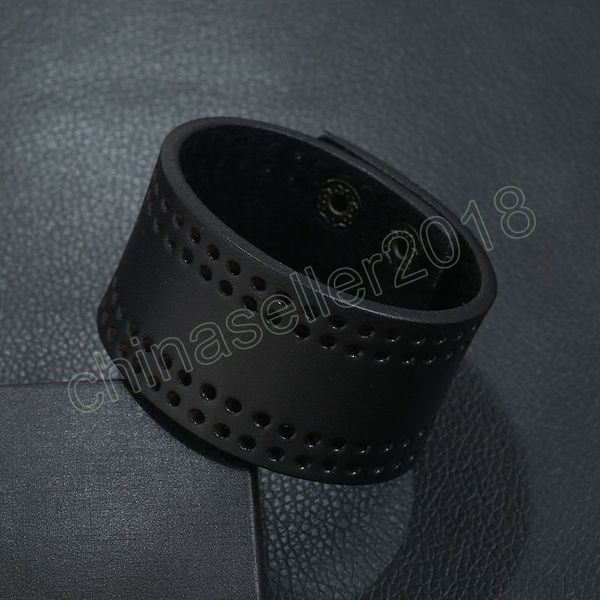 black hollow leather bangle cuff button adjustable bracelet wristand for mens women fashion jewelry, Golden;silver
black hollow leather bangle cuff button adjustable bracelet wristand for mens women fashion jewelry, Golden;silver