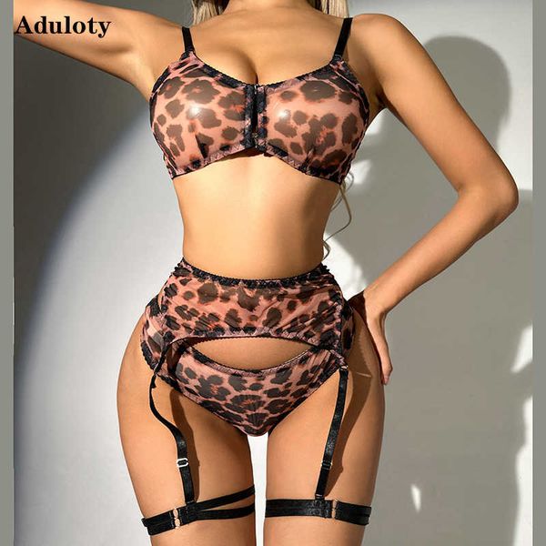 set aduloty women lingerie leopard print wirebra summer lace thin perspective erotic underwear three piece set j230425, Red;black
set aduloty women lingerie leopard print wirebra summer lace thin perspective erotic underwear three piece set j230425, Red;black