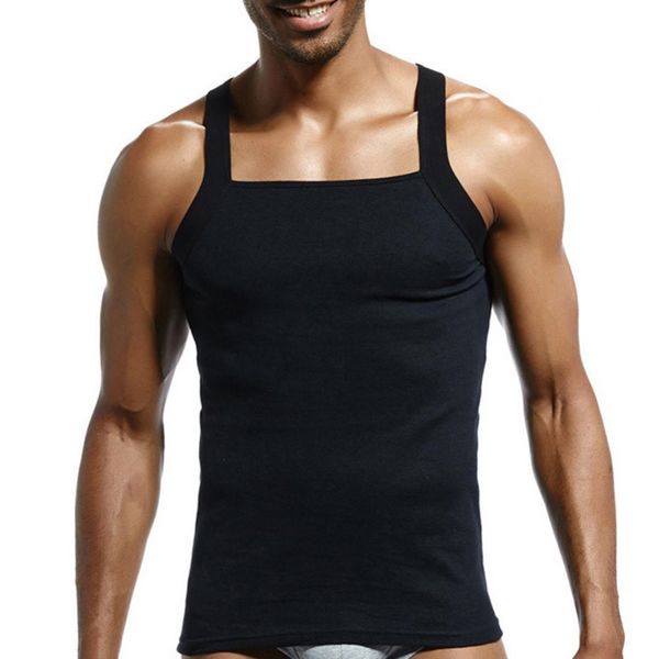 men' tank casual vest solid color sleeveless square neck cotton slim male tanks streetwear 230424, White;black
men' tank casual vest solid color sleeveless square neck cotton slim male tanks streetwear 230424, White;black