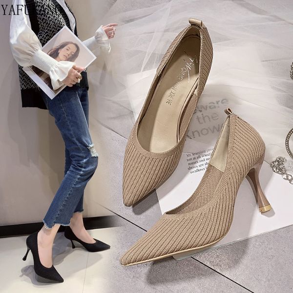 dress shoes sepatu hak tinggi hitam mode 2023 baru wanita mulut dangkal kerja profesional tunggal rajutan stiletto ujung lancip 230425, Black
dress shoes sepatu hak tinggi hitam mode 2023 baru wanita mulut dangkal kerja profesional tunggal rajutan stiletto ujung lancip 230425, Black