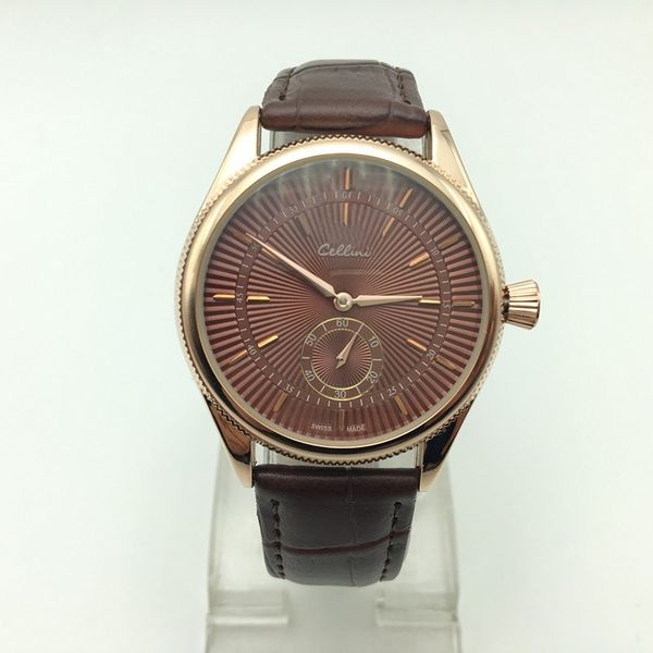 luxury men quartz movement designer watch 40mm male time clock small three needle leather vintage mens watches the wristwatch handbook gifts, Slivery;brown
luxury men quartz movement designer watch 40mm male time clock small three needle leather vintage mens watches the wristwatch handbook gifts, Slivery;brown