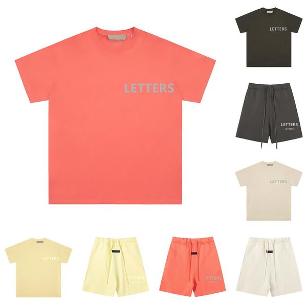 men's t-shirts designer mens t-shirt brand essentail short sleeve print tracksuit sportwear shorts casual fitness sets for woman men as, White;black
men's t-shirts designer mens t-shirt brand essentail short sleeve print tracksuit sportwear shorts casual fitness sets for woman men as, White;black