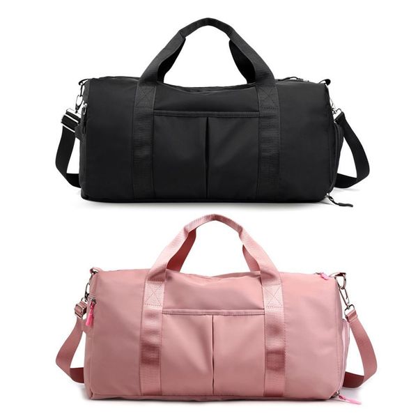 stuff sacks nylon travel sports gym shoulder bag large waterproof handbags black pink color women men outdoor sport bags 230424
stuff sacks nylon travel sports gym shoulder bag large waterproof handbags black pink color women men outdoor sport bags 230424