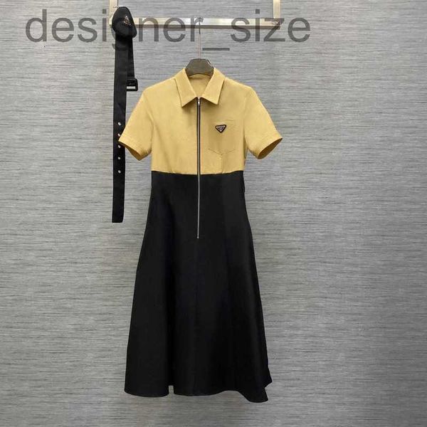 casual dresses designer 23 early spring new contrast panel short sleeve waistpack waistband dress delivery as shown in the picture waistpack, Black;gray
casual dresses designer 23 early spring new contrast panel short sleeve waistpack waistband dress delivery as shown in the picture waistpack, Black;gray