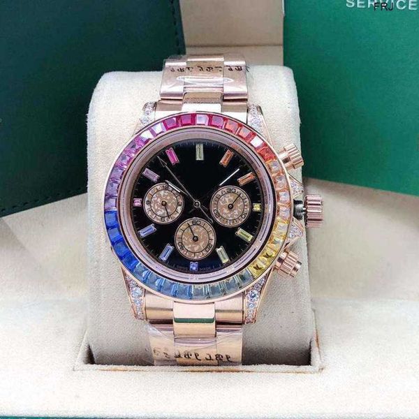 rolax watch diamond fashion mens automatic mechanical watch 40mm rainbow diamond ring stainless steel folding buckle frj, Slivery;golden
rolax watch diamond fashion mens automatic mechanical watch 40mm rainbow diamond ring stainless steel folding buckle frj, Slivery;golden