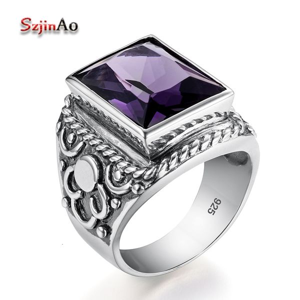 solitaire ring real 925 sterling silver heavy signet rings men's massive amethyst 12*16mm stone party male vintage jewelry gift for hus, Golden;silver
solitaire ring real 925 sterling silver heavy signet rings men's massive amethyst 12*16mm stone party male vintage jewelry gift for hus, Golden;silver