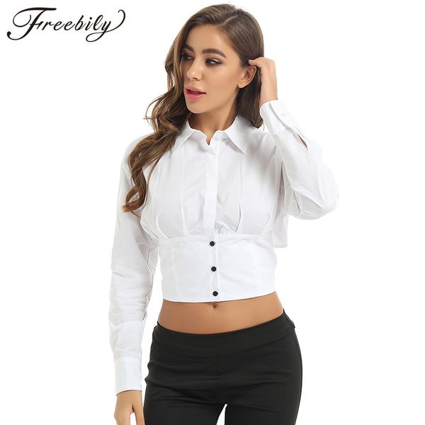 women's blouses shirts vintage solid color turndown collar short shirt long sleeves back laceup corset blouse ladies streetwear 230424, White
women's blouses shirts vintage solid color turndown collar short shirt long sleeves back laceup corset blouse ladies streetwear 230424, White