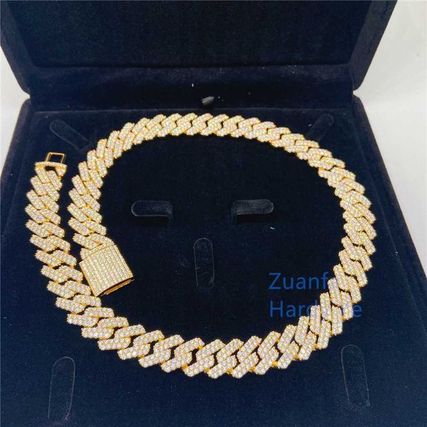 custom jewelry 15mm mens cuban link necklace vvs lab diamond real gold plated moissanite iced out miami cuban chain, Silver
custom jewelry 15mm mens cuban link necklace vvs lab diamond real gold plated moissanite iced out miami cuban chain, Silver