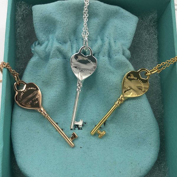 versatile tiffay s925 love key necklace for women's summer clavicle chain popular fashion temperament design sense, Black
versatile tiffay s925 love key necklace for women's summer clavicle chain popular fashion temperament design sense, Black
