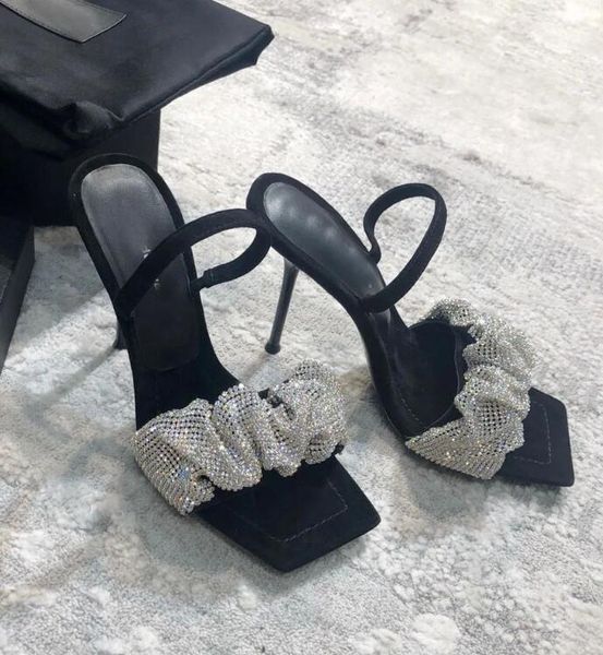 perfect brand wang delphine sandals shoes for women strappy design covered stiletto heel summer pointed toe party original box, Black
perfect brand wang delphine sandals shoes for women strappy design covered stiletto heel summer pointed toe party original box, Black