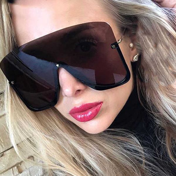 fashion half-frame sunglasses oversized half frame one lens luxury mirror sunglasses brand designer star men women uv400 eyeglasses 50626, White;black
fashion half-frame sunglasses oversized half frame one lens luxury mirror sunglasses brand designer star men women uv400 eyeglasses 50626, White;black