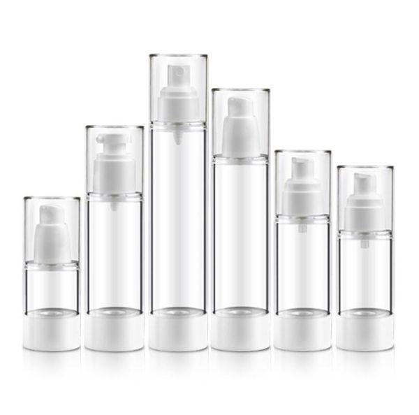 50pcs empty plastic cosmetic bottle refillable portable travel perfume bottle airless pump vacuum liquid bottle 15ml 30ml 50ml
50pcs empty plastic cosmetic bottle refillable portable travel perfume bottle airless pump vacuum liquid bottle 15ml 30ml 50ml
