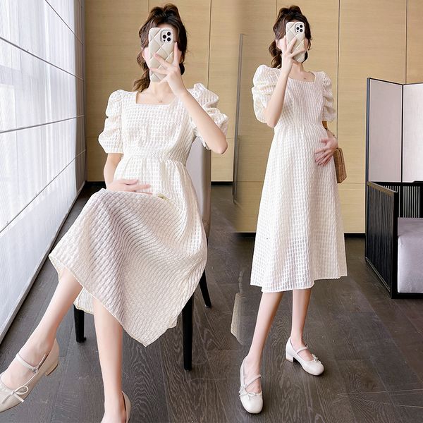 maternity dresses 2317 2023 summer korean fashion midi dress sweet lovely a line slim clothes for pregnant women pregnancy elegant 230424, White
maternity dresses 2317 2023 summer korean fashion midi dress sweet lovely a line slim clothes for pregnant women pregnancy elegant 230424, White