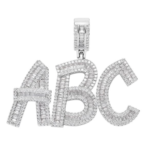 hip hop pendant square letter 26 letter square circle mixed diamond private splice combination, Silver
hip hop pendant square letter 26 letter square circle mixed diamond private splice combination, Silver