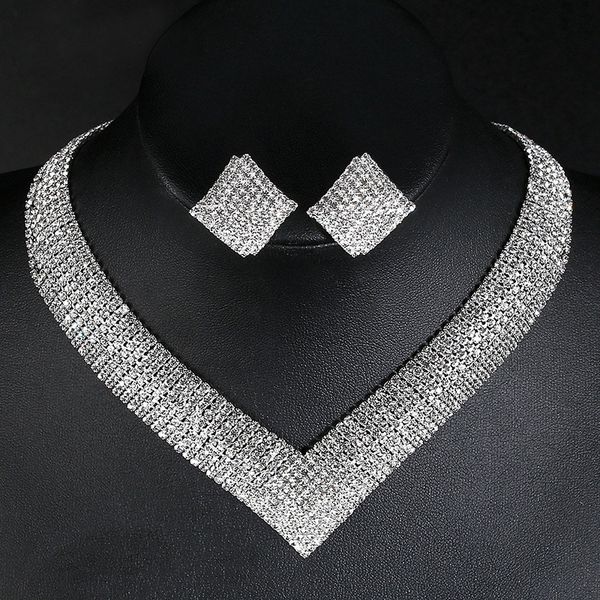 wedding jewelry sets luxury crystal bridal african beads silver color women girls necklace engagement party gift 230424, Slivery;golden
wedding jewelry sets luxury crystal bridal african beads silver color women girls necklace engagement party gift 230424, Slivery;golden