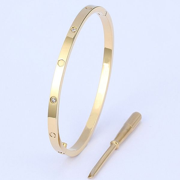 4mm love bracelets titanium steel designer bracelet bangles rose gold screw screwdriver nail bangle bracelet couple jewelry with original ba, Black
4mm love bracelets titanium steel designer bracelet bangles rose gold screw screwdriver nail bangle bracelet couple jewelry with original ba, Black