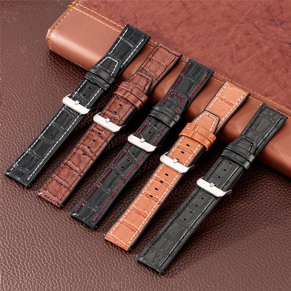 20mm 22mm leather rubber wrist watch band with stiching replacement bracelet black/brown/coffee strap pin buckle
20mm 22mm leather rubber wrist watch band with stiching replacement bracelet black/brown/coffee strap pin buckle