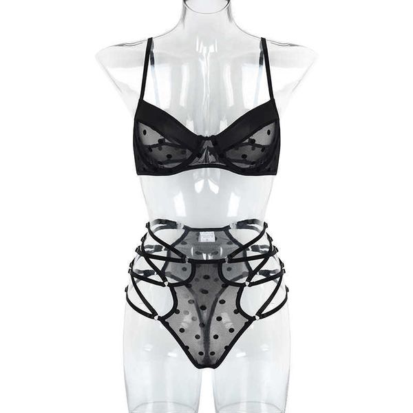 set aduloty ladies lingerie set lace polka dot black thin underwire bra panties mesh seethrough erotic underwear twopiece set j230426, Red;black
set aduloty ladies lingerie set lace polka dot black thin underwire bra panties mesh seethrough erotic underwear twopiece set j230426, Red;black