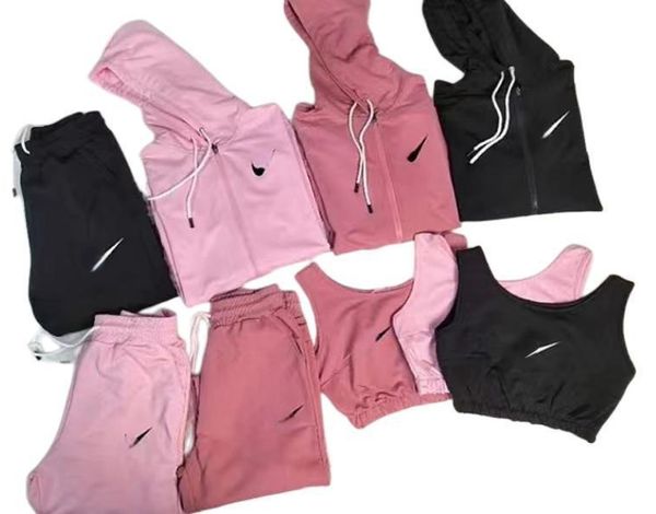 women's tracksuits logo printing trend three-piece set sportswears vest sweatpants hoodies, Gray
women's tracksuits logo printing trend three-piece set sportswears vest sweatpants hoodies, Gray