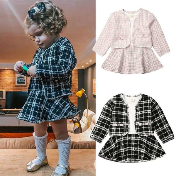 clothing sets us stock cute girls toddler kid baby long sleeve coat dress 2pcs formal party plaid coat tutu dresses suit 6months-6years w042, White
clothing sets us stock cute girls toddler kid baby long sleeve coat dress 2pcs formal party plaid coat tutu dresses suit 6months-6years w042, White