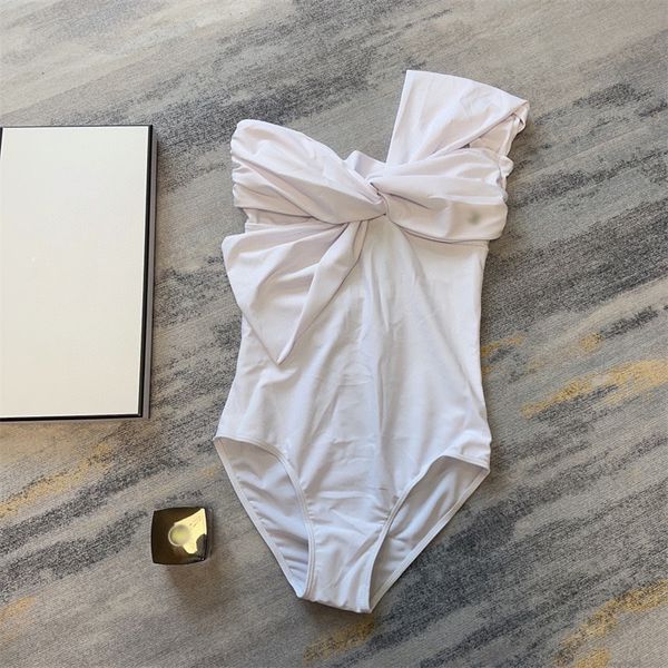 luxury designer swimwear c women's summer youth cute elegant white chest bow bikini one piece swimwear
luxury designer swimwear c women's summer youth cute elegant white chest bow bikini one piece swimwear