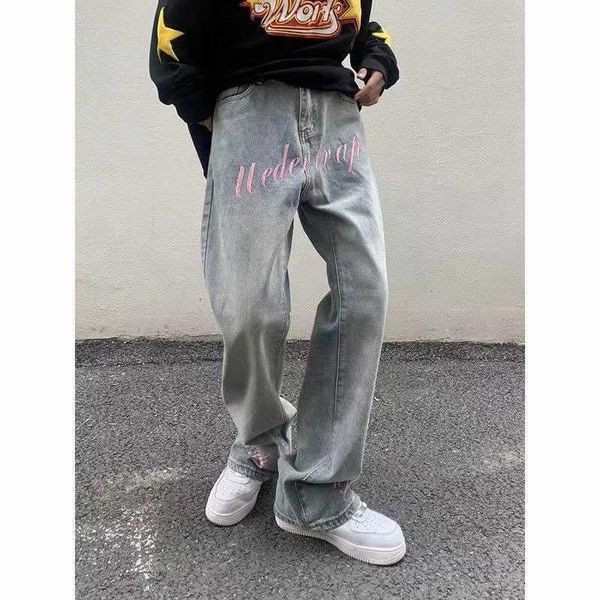 men's jeans ladies light blue high waist y2k trousers new loose casual stitching letter jeans hip hop fashion street mopping wide leg p
men's jeans ladies light blue high waist y2k trousers new loose casual stitching letter jeans hip hop fashion street mopping wide leg p