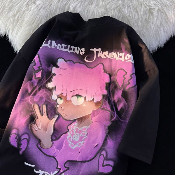 women's t-shirt cotton harajuku hip hop street clothing cartoon print graphic t-shirt men's loose couple short sleeve y2k clothing, White
women's t-shirt cotton harajuku hip hop street clothing cartoon print graphic t-shirt men's loose couple short sleeve y2k clothing, White