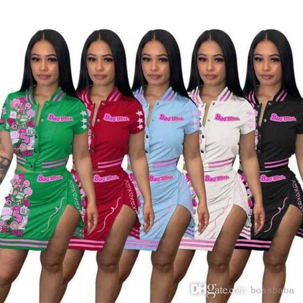 women casual dresses designer two piece dress suits new summer short sleeve and skirt baseball outfits, Black;gray
women casual dresses designer two piece dress suits new summer short sleeve and skirt baseball outfits, Black;gray