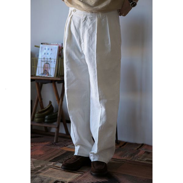 men's pants second order cotton linen pleated trousers white men informal pants straight fit 230425, Black
men's pants second order cotton linen pleated trousers white men informal pants straight fit 230425, Black