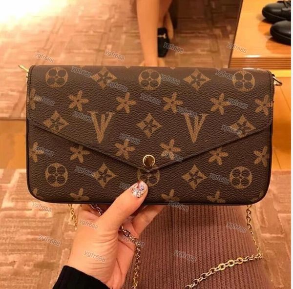 3pcs set women's shoulder bag three-piece set ladies crossbody bag women messenger bags purse clutch chain women handbags card holder k
3pcs set women's shoulder bag three-piece set ladies crossbody bag women messenger bags purse clutch chain women handbags card holder k