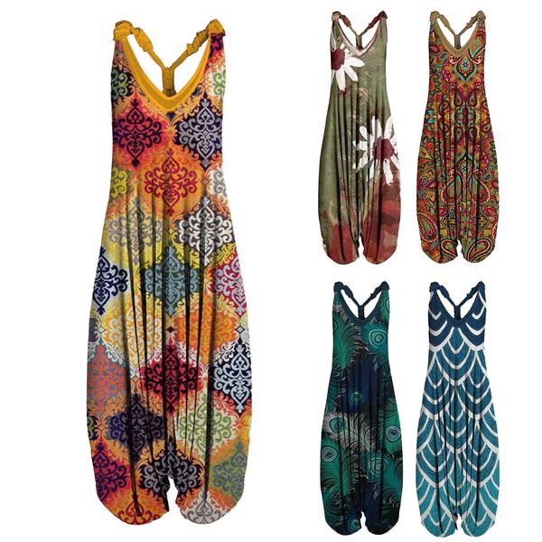 women's jumpsuits rompers retro summer playsuit sleeveless casual printing elegant high waist 230425, Black;white
women's jumpsuits rompers retro summer playsuit sleeveless casual printing elegant high waist 230425, Black;white