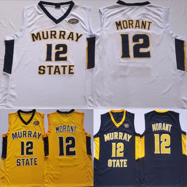 men 12 ja morant custom murray state racers college jerseys blue white yellow customize university basketball wear size stitched jersey, Black
men 12 ja morant custom murray state racers college jerseys blue white yellow customize university basketball wear size stitched jersey, Black