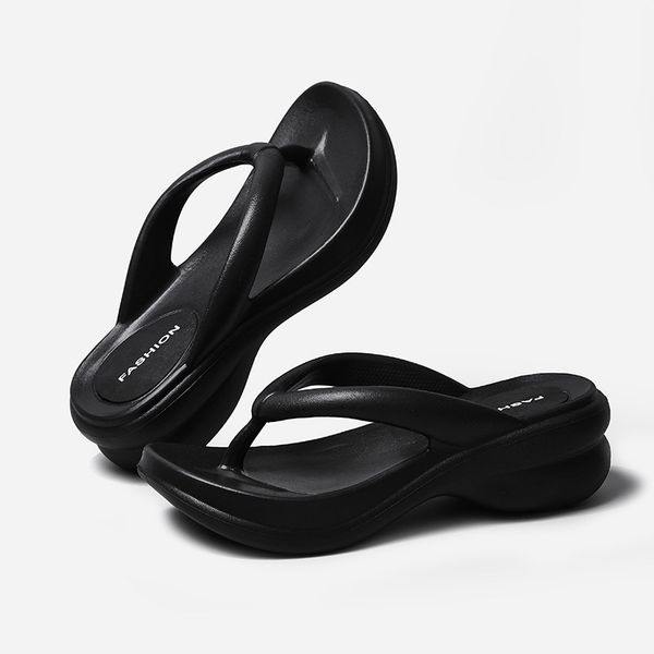 slippers women sand beach flip flops wedge heels outside the seaside beach sandals thickbottomed flipflops outdoor slides summer shoes 23042, Black
slippers women sand beach flip flops wedge heels outside the seaside beach sandals thickbottomed flipflops outdoor slides summer shoes 23042, Black