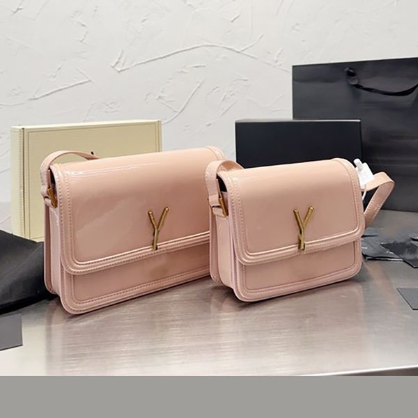 Patent Leather Shoulder Bag Luxury Designer Crossbody Bags Luxurys Handbags Lady Cross Body Flap Wallets Womens Wallets Travel Purse with Letters Logo, Red
Patent Leather Shoulder Bag Luxury Designer Crossbody Bags Luxurys Handbags Lady Cross Body Flap Wallets Womens Wallets Travel Purse with Letters Logo, Red