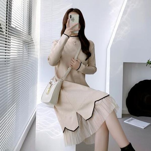 maternity dresses fashion knited stitching pleated dress autumn winter elegant oneck for pregnant women pregnancy clothes 230424, White
maternity dresses fashion knited stitching pleated dress autumn winter elegant oneck for pregnant women pregnancy clothes 230424, White