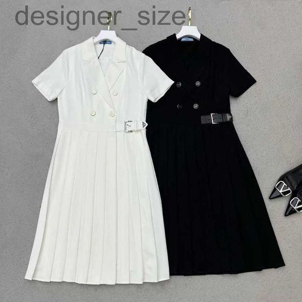 casual dresses designer p spring/summer new pressed pleated dress large swing pressed pleated dress waist panel leather buckle decoration el, Black;gray
casual dresses designer p spring/summer new pressed pleated dress large swing pressed pleated dress waist panel leather buckle decoration el, Black;gray