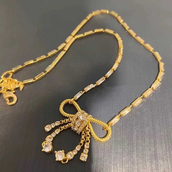 m recommends diamond inlaid super bright bow tie tassel necklace neckchain mesh red temperament heavy work sweet collarbone chain, Silver
m recommends diamond inlaid super bright bow tie tassel necklace neckchain mesh red temperament heavy work sweet collarbone chain, Silver