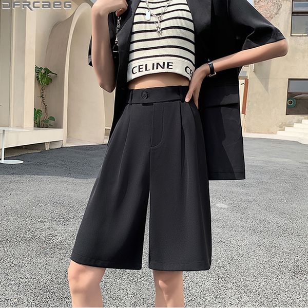 women's shorts casual loose wide leg summer women's shorts streetwear elastic high waist midi bermuda femme knee length black shor, White;black
women's shorts casual loose wide leg summer women's shorts streetwear elastic high waist midi bermuda femme knee length black shor, White;black