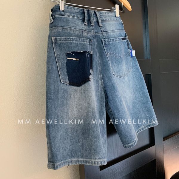 women's shorts ader error summer couple design sense small biking pants denim men's and s 230424, White;black
women's shorts ader error summer couple design sense small biking pants denim men's and s 230424, White;black