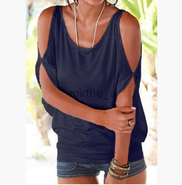 casual women's t-shirt tshirts summer women short sleeved loose candy color batwing open cold shoulder fashion clothing teesxrj8, White
casual women's t-shirt tshirts summer women short sleeved loose candy color batwing open cold shoulder fashion clothing teesxrj8, White