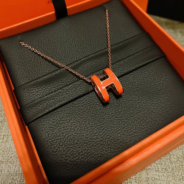 designer necklace for women high end luxury brand pendant classic fashion necklace stainless steel enamel h letter necklace party wedding, Silver
designer necklace for women high end luxury brand pendant classic fashion necklace stainless steel enamel h letter necklace party wedding, Silver