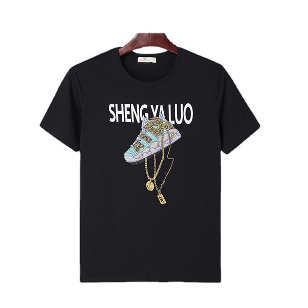designer shoe print t-shirt cotton sweat-wicking shirt men's loose large size t-shirts s-7xl, White;black
designer shoe print t-shirt cotton sweat-wicking shirt men's loose large size t-shirts s-7xl, White;black