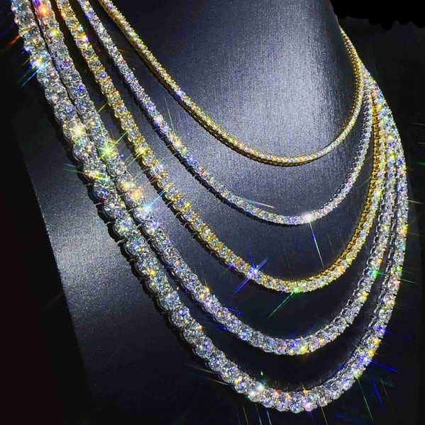 hip hop jewelry full size silver 925 vvs moissanite tennis chain women mens necklace pass diamond tester chain in stock
hip hop jewelry full size silver 925 vvs moissanite tennis chain women mens necklace pass diamond tester chain in stock