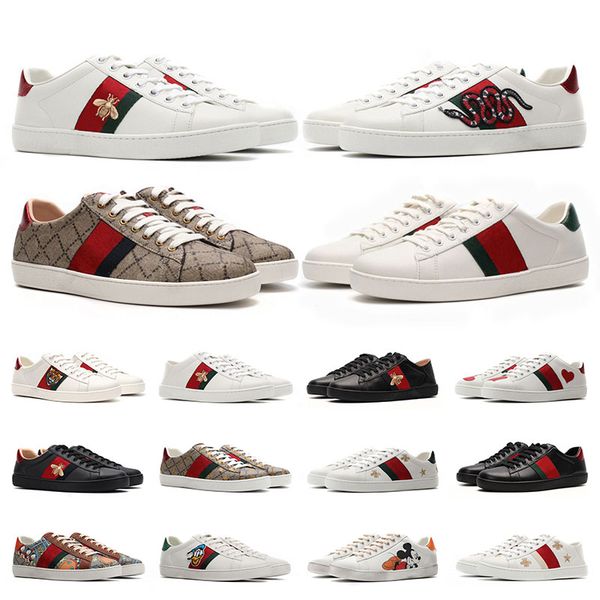 men women casual shoes fashions snake embroidered canvas genuine leather sneakers outdoor mens womens sports trainers size 35-45, Black
men women casual shoes fashions snake embroidered canvas genuine leather sneakers outdoor mens womens sports trainers size 35-45, Black