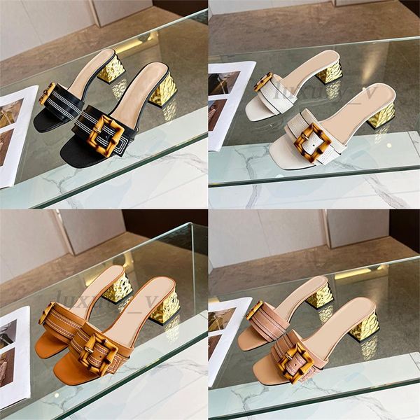 designer women slippers bamboo decorative slides lady flat sole sandals metal buckle chunky high heels indoor slippers, Black
designer women slippers bamboo decorative slides lady flat sole sandals metal buckle chunky high heels indoor slippers, Black